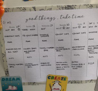 JW Plan for the week