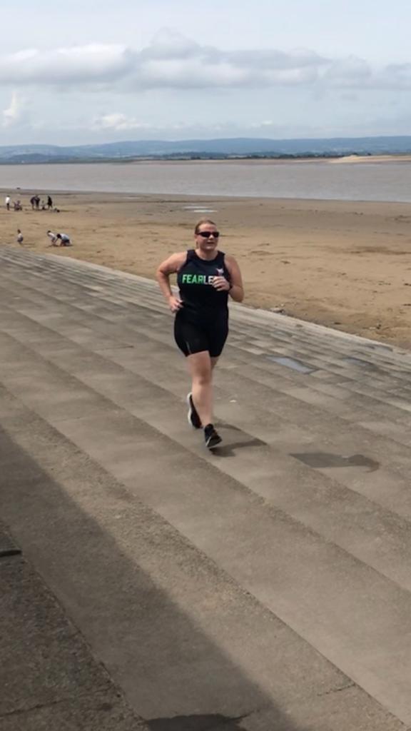 Running at Burnham on Sea